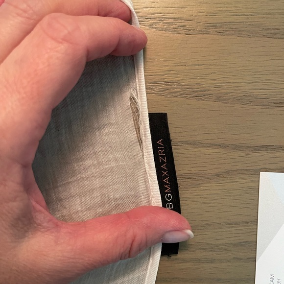 BCBGMaxazria Semi Sheer Peasant Embroidered Blouse Top - Picture 6 of 11